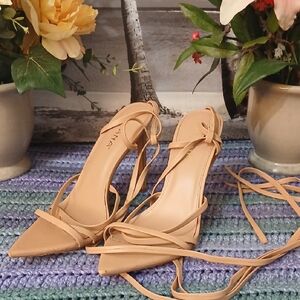 Liliana‎ Nude Strappy Heels